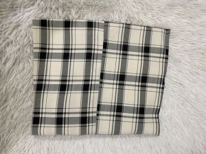 Quần Kẻ Nữ Ống Rộng Cạp Chun Caro Lưng Cao Dáng Rộng Ống Suông Ulzzang Full Màu