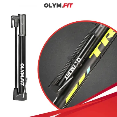 OLYM.FIT Bicycle Bike Pump With Pressure Gauge Singapore 160PSI High Pressure Floor Hand Pump Tire Ball Air Inflator Presta Schrader Cycling Accessories