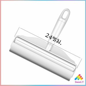 กระดาษกาวกำจัดฝุ่น ลูกกลิ้งทำความสะอาด สติ๊กเกอร์ติดผม สติ๊กเกอร์ฉีก   สติ๊กเกอร์ สติ๊กเกอร์ติดพื้น household Tearable floor gluer Sweet.T