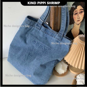 Trend GUESS Bag Big Women Hand Bag Casual Shoulder Bag Denim Tote Bag