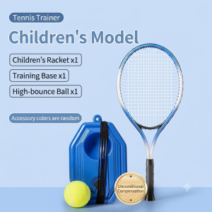 Portable Tennis Trainer Rebound Ball Set Solo Practice Trainer Automatic Return Tennis Training Equipment for Adults Kids