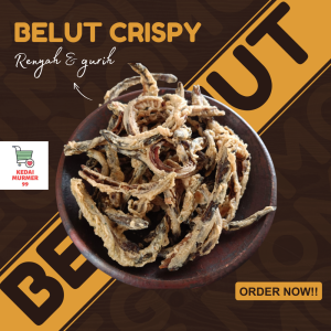 Belut Goreng Crispy Siap Makan Kripik Keripik Belut Renyah Gurih Siap Makan