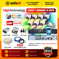 Paket CCTV 8 Channel Full Color 5MP Outdoor Indoor Promo cctv21 Kamera Berwarna Malam 100M Kabel. 