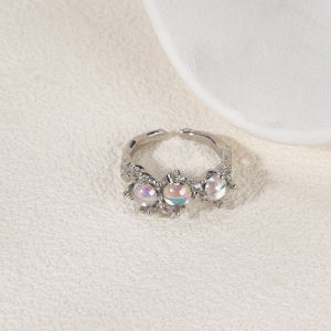 Corinna Elegant Versatile Adjustable Moonstone-Like Ring for Women Simple Sweet Stylish