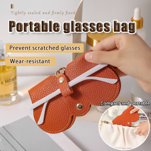 Leather Eyeglasses Bag Sunglasses Case Antiscratch
