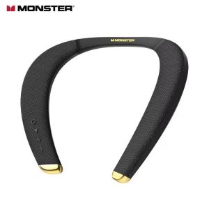 Monster Boomerang Petite Bluetooth Neckband Speaker Hi Res Qualcomm aptx Speaker leher IPX5 Speaker boleh pakai tanpa wayar dengan Mic