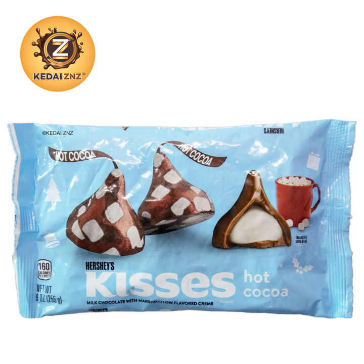 Chocolate HERSHEYS Kisses Milk Chocolate with Marshmallow Crème Bag
