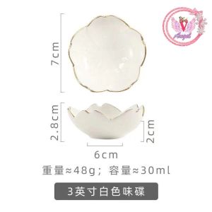 ถ้วยสครับเซรามิก ถ้วยใส่เอนกประสงค์ กระเบื้องเซรามิค และ ดอกลีลาวดี 3 ชิ้น พร้อมส่งจ้า