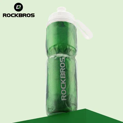 ROCKBROS Cycling Insulated Water Bottle 670ML Big Capacity Portable Lightweight Bottle Road Bicycle MTB Sports Bottle Cycling Equipment