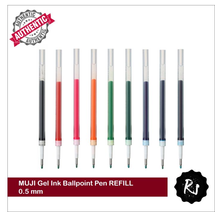 Muji Pen Ink Refill Muji Gel Ink Ballpoint Pen Mm) CAP TYPE REFILL