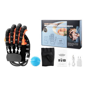 Salorie Finger Rehabilitation Stroke Hand Training Upgrade Strengthen Rehabilitation Robot Gloves Stroke Hemiplegia Hand Splint Finger Orthosis for Hand Dysfunction Patients