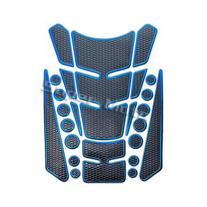 Motorcycle Fishbone Decals 3D Fuel Tank Pad Protection Sticker For Honda Suzuki Yamaha Kawasaki CFmoto Triumph Ducati KTM BMW GPX RACING Aprilia Benelli ZONSEN Fuel Tank Guard Tape Accessories