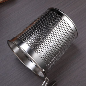 Vợt inox 304 trụng hủ tiếu mì nui phở bún vợt xương sâu lòng có tay cầm gỗ lưới dày moc treo tiện lợi