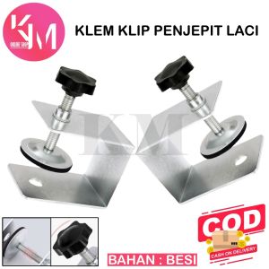 U Clamp Instalasi Depan Laci Bahan Besi Klem Penjepit Laci Drawer