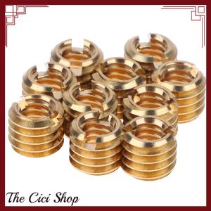 [The Cici Shop] 10pcs 1 4 Inch To 3 8 Inch Convert Screw Standard Adapter Reducer Bushing Converter For Camera Camcorder Tripod Monopod