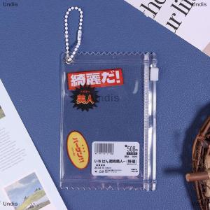[COD] Undis 1Pc Cute Transparent Candy Bag Props Badge Storage Display Bag Pendant Protective Card Sleeves Holder Bag