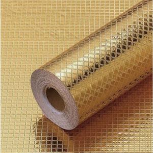 WALLPAPER STICKER DAPUR EMBOSS ALUMINIUM ANTI AIR ANTI MINYAK TAHAN PANAS UKURAN 60CMx3M