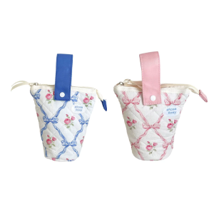 Pencil Pouch Pen Bag Standing Pencil Case Lovely Bows Pencil Bag Pen Pouch Aesthetic Pen Case Back to School Supply