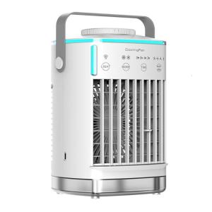 Portable Air Cooling Fan 4 Speed Quiet Misting Fan 8H Timer Cooling Fan 700ml for Bedroom Office Desk Outdoor