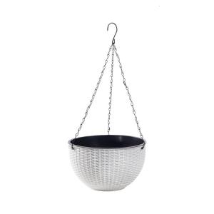 Rattan Styles Hanging Planter Flower Pot Hanging Basket For Indoor Outdoor Home Garden Balcony Decoration