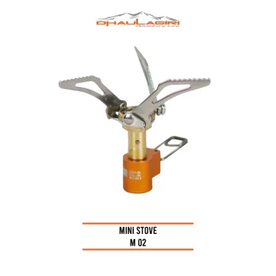 Dhaulagiri - Kompor Camping - Mini Stove 02 - Kompor Lipat Camping Ultralight 50gr 3000W Foldable Untuk Hiking Backpacking