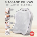 Máy massage cao cấp - Gối massage lưng, cột sống toàn thân đa năng cao cấp hồng ngoại 16 bi đảo chiều xoay xoa bóp kèm chế độ nhiệt mát xa sâu giúp giảm đau nhức giải tỏa căng thẳng mệt mỏi, Bảo hành 2 năm trên toàn quốc.. 