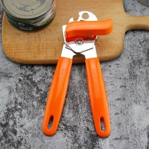 NEW ALAT PEMBUKA KALENG WARNA STAINLESS STEEL 3 IN 1 - CAN OPENER STAINLESS MULTIFUNGSI - BUKAAN TUTUP BOTOL DAN KALENG TEBAL PREMIUM