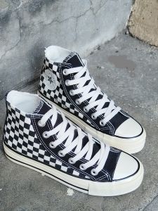 NEW FASHION DESIGN HIGH CUT SHOES FOR WOMEN with stain