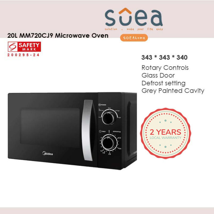 Midea 20L MM720CJ9 Microwave Oven Lazada Singapore