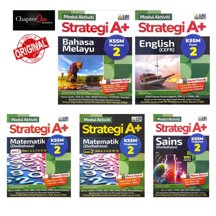 [Ilmu Bakti] Modul Aktiviti Strategi A+ KSSM | Tingkatan 2 (2024) | Lazada