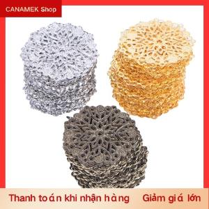 CS 50 cái đồng đồ nư hoa kết nối thủ công DIY trang sức làm phụ kiện