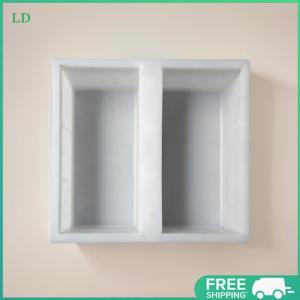 COD [จัดส่งฟรี] พลาสติก สวน เครื่องทำเส้นทางปูซีเมนต์แม่พิมพ์ถนนคอนกรีตทางเท้าแม่พิมพ์