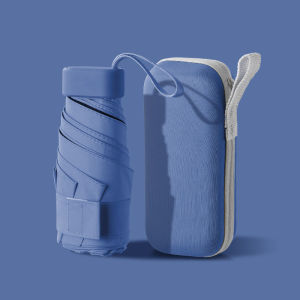 🔥จัดส่งที่รวดเร็ว🔥 ร่มทรงแคปซูล ป้องกันรังสียูวี 100% พับได้ สีเรียบง่าย มีให้เลือกหลากหลายสี พับขนาดเล็กมาก มาพร้อมกล่องมีสไตล์