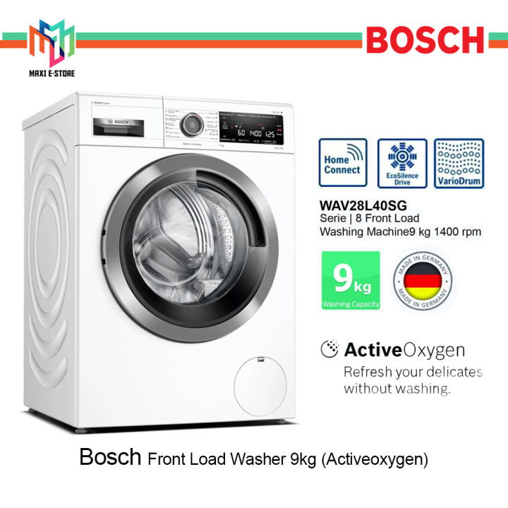 Bosch WAV28L40SG Front Series 8 Front Load Washing Machine 9 kg 1400