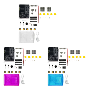 Sáng tạo giải nén pixel Bảng điều khiển trò chơi Kit Bộ thiết bị điện tử 51 con chip đơn câu đố trò chơi điện tử tự làm phần