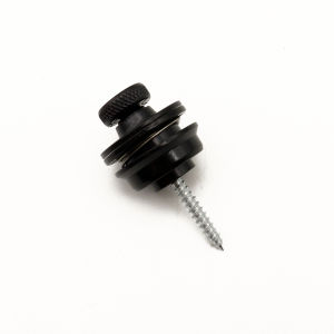 Amazthing Black Copper Alloy Guitar Strap Lock Button | Fashionable and Durable