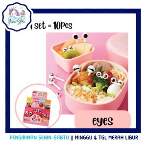 YUME SHOP - Garpu Kue Buah Tusuk Desert Tusukan Camilan Salad Plastik Bento Karakter Anak Pesta