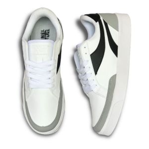 Sepatu Kasual Pria Wanita XternalStepSure Artemis Low White Black