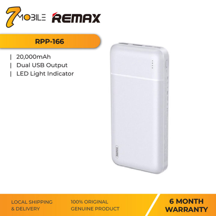 REMAX RPP-166 Lango 20000mAh Powerbank - 6 Month Warranty - 2 Inputs ...