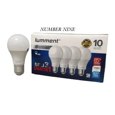(Beli 3 Gratis 1) Lumment Premier Bohlam LED 6 Watt 10 Watt 14 Watt