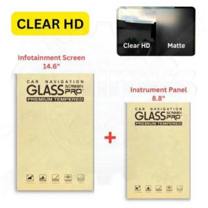 【READY STOCK】 Proton e.MAS 5 Tempered Glass Screen Protector speedometer infotainment and Meter Screen display 14.6 inch HUD 8.8 inch Car Interior Accessories