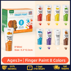 Mideer X Eric Carle Safe & Washable Finger Paint for kids