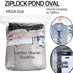Plastik Klip Baju Pond Tengteng Ziplock 35x39+6 32x42+7 30x40+7 30x38+7 - 25x35+7 - 20x30+6 100Pcs