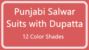 Readymade Indian Ethnic Wear Punjabi Suits Pure Heavy Cotton Printed Suits