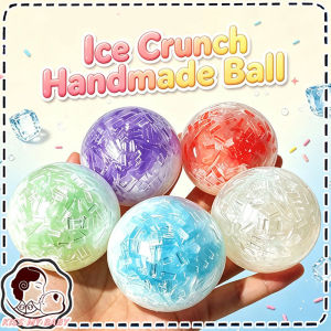 Crunchy Ice Cube Squishy Ball Stress Relief Mainan Tekan Slow Rebound Sensory Fidget For Kids