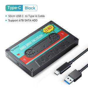 ORICO 2.5 HDD Enclosure SATA to USB3.0 External Hard Drive Case 5Gbps / 6Gbps Type-C HDD Case With DIY Sticker