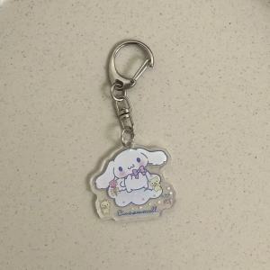 Cartoon Cute Pendant Double-Sided Transparent Acrylic Keychain Kuromi Bag Accessories