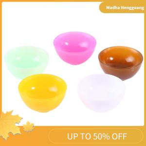 Madha 5pcs 1:12 Dollhouse Miniature Round Bowl Model Kitchen Dinning Accessories