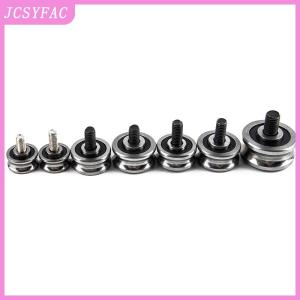 JCSYFAC  SG15 SG20 SG25 SG66+M5 M6 M8 Screw Steel Pulley Ball Bearings Track Guide Roller