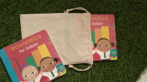 Economics For Babies (Selangor Ready Stock) Freegift Jute Bag Cover BBW Baby 101 Caterpillar Books